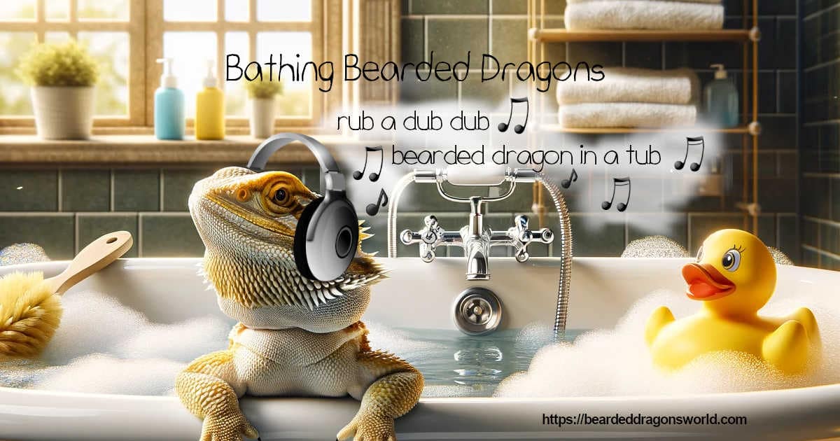Bearded Dragon Bath Time For a Safe and Soothing Experience